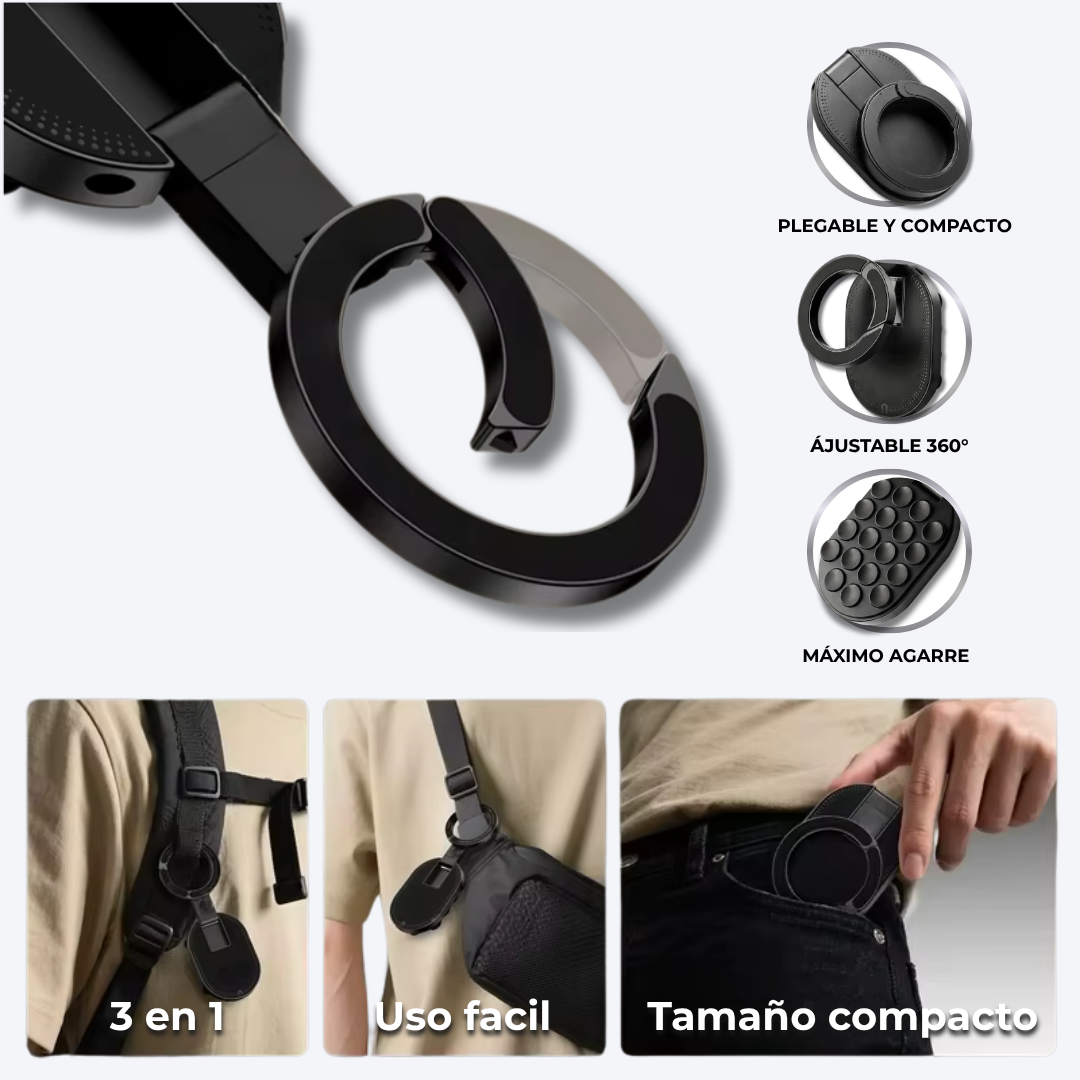 BrackMag™ - Soporte Magnético 3 en 1 y Rotación 360°