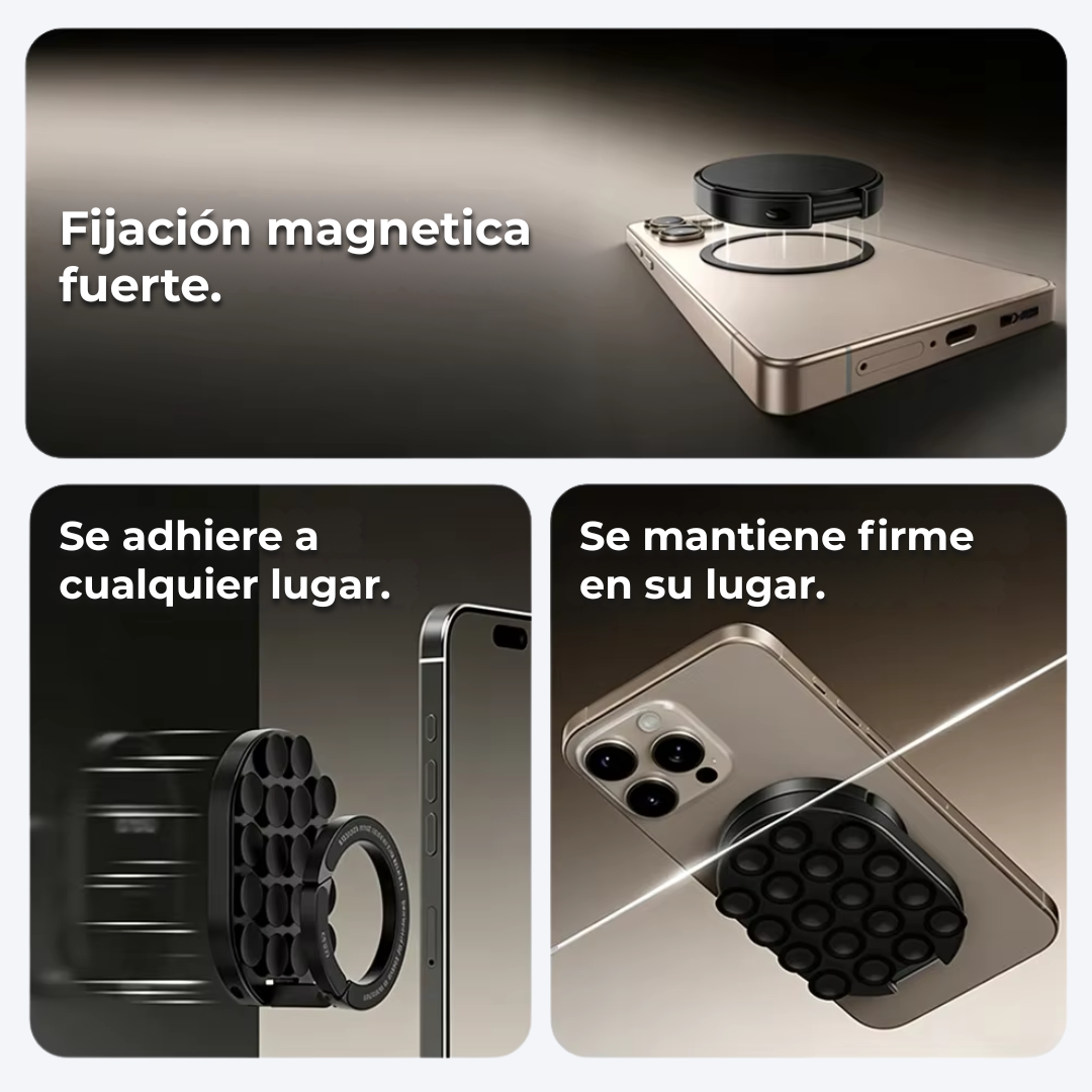 BrackMag™ - Soporte Magnético 3 en 1 y Rotación 360°