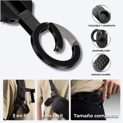 BrackMag™ - Soporte Magnético 3 en 1 y Rotación 360°